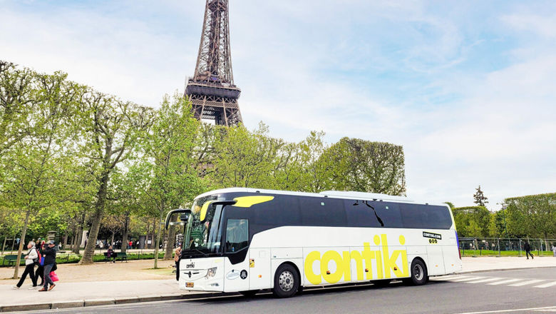 Contiki’s coaches in Europe are running on renewable food and plant waste.