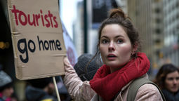 In Europe, protests occur against overtourism as residents oppose overcrowding, rising living costs, and cultural degradation, demanding sustainable tourism policies and better management of visitor numbers.