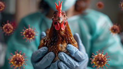 Travellers have been urged to look out for signs of bird flu infection.