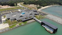 The newly completed Desaru Coast Ferry Terminal is now connected to Singapore via a 90-minute ferry ride operated by Desaru Link Ferry Services.