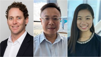 From left: James Sitters, director of sales, Asia Pacific; Dominic Tan, business development manager, Southeast & South Asia; Fiona Chu, business development manager, Hong Kong
