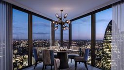 Views from The Sky Residences within One Bishopgate Plaza.