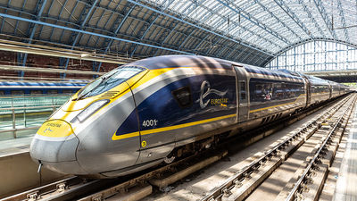 Eurostar is one of the rail lines that can be booked via Rail Europe.