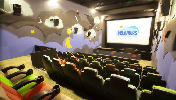 Shaw Theatres Dreamers at Jewel Changi Airport is Singapore’s first free-seating cinema hall, featuring bean bags, soft lighting, and a cozy, kid-friendly atmosphere. Shaw Theatres Dreamers at Jewel Changi Airport is Singapore’s first free-seating cinema hall, featuring bean bags, soft lighting, and a cozy, kid-friendly atmosphere.